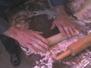Rolling flour